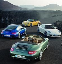 Gruppenbild 911 Carrera und Carrera S